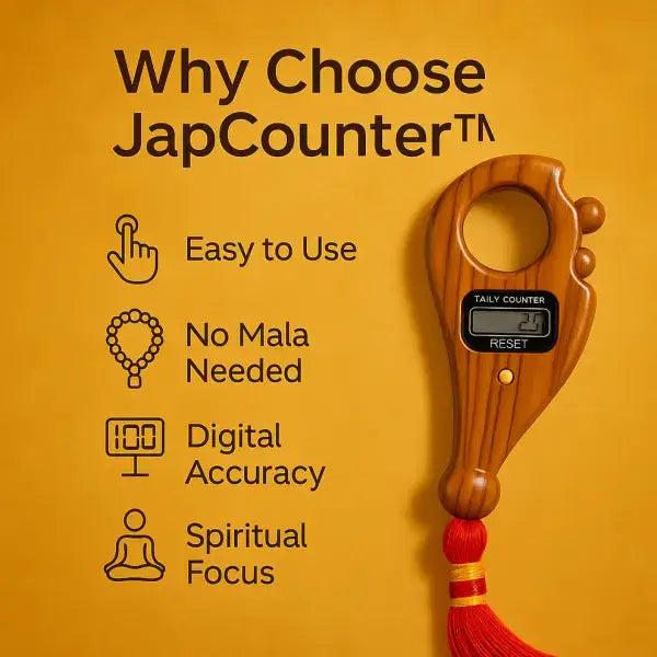 JapCounter™ | Digital Finger Tally Counter for Jaap & Meditation